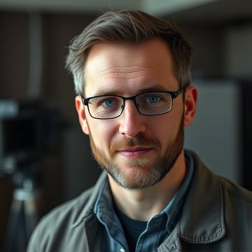 Portrait vom Lukas Weber, Dozent für Kamera Technik